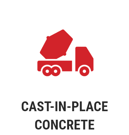 Cast-in-Place Concrete icon.