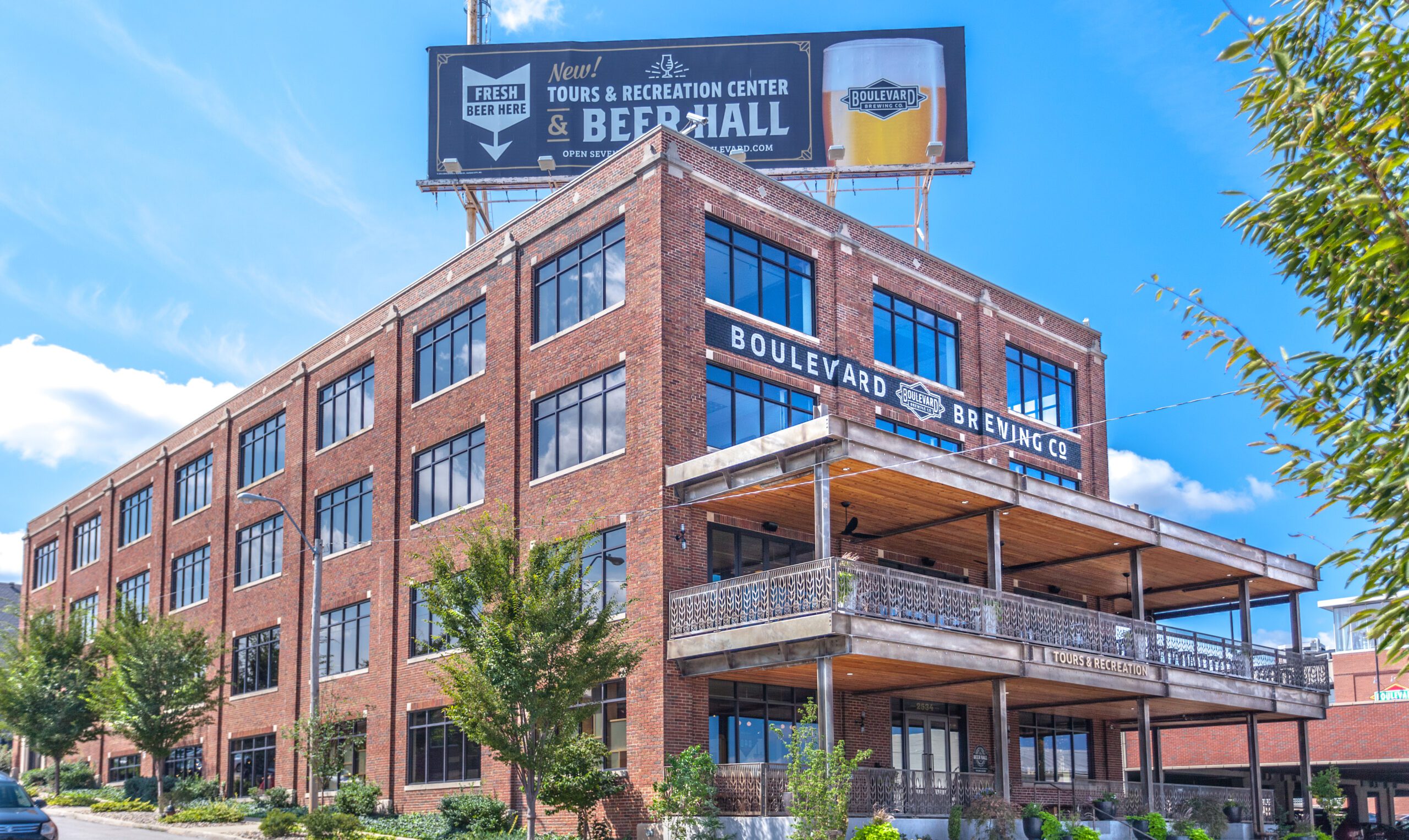 Exterior of Boulevard Brewery.