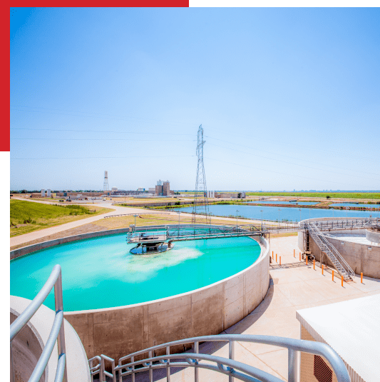 An image of a water treatment plant.