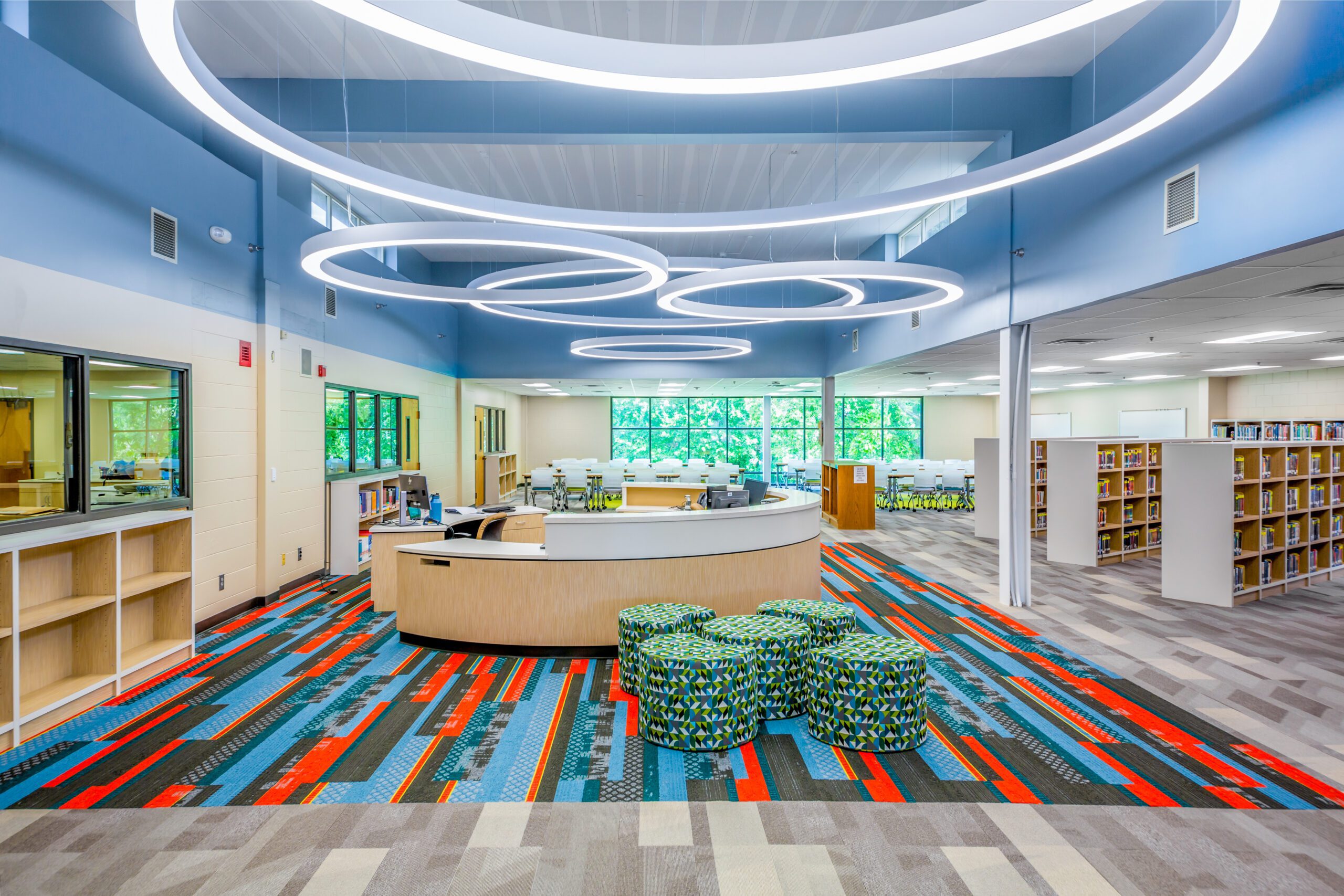 Interior of Childers Middle School.