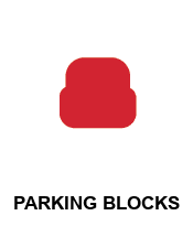 Icon of parking blocks.