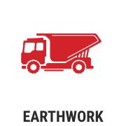 Earthwork icon.