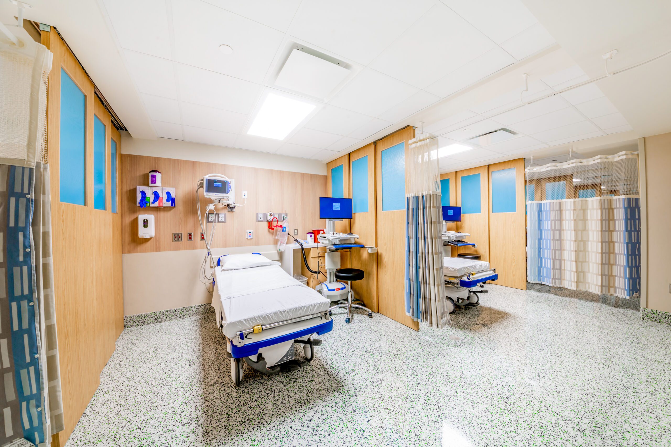 Interior of Saint Francis Endoscopy Clinic.