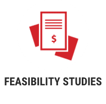 Feasibility studies icon.