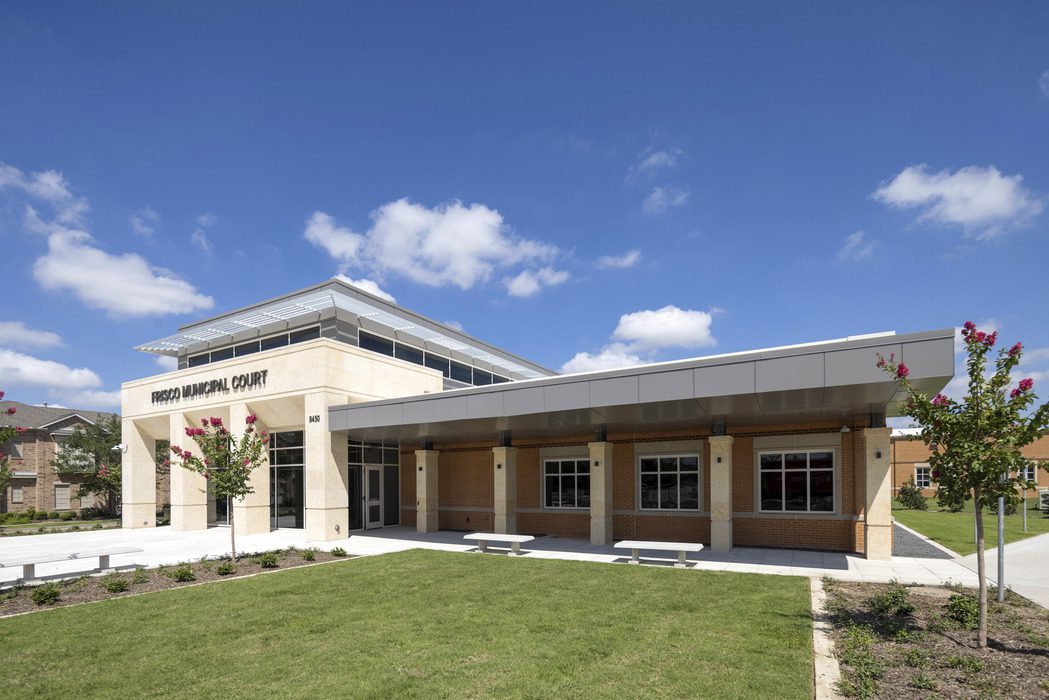 Exterior of Frisco Municipal Courthouse.