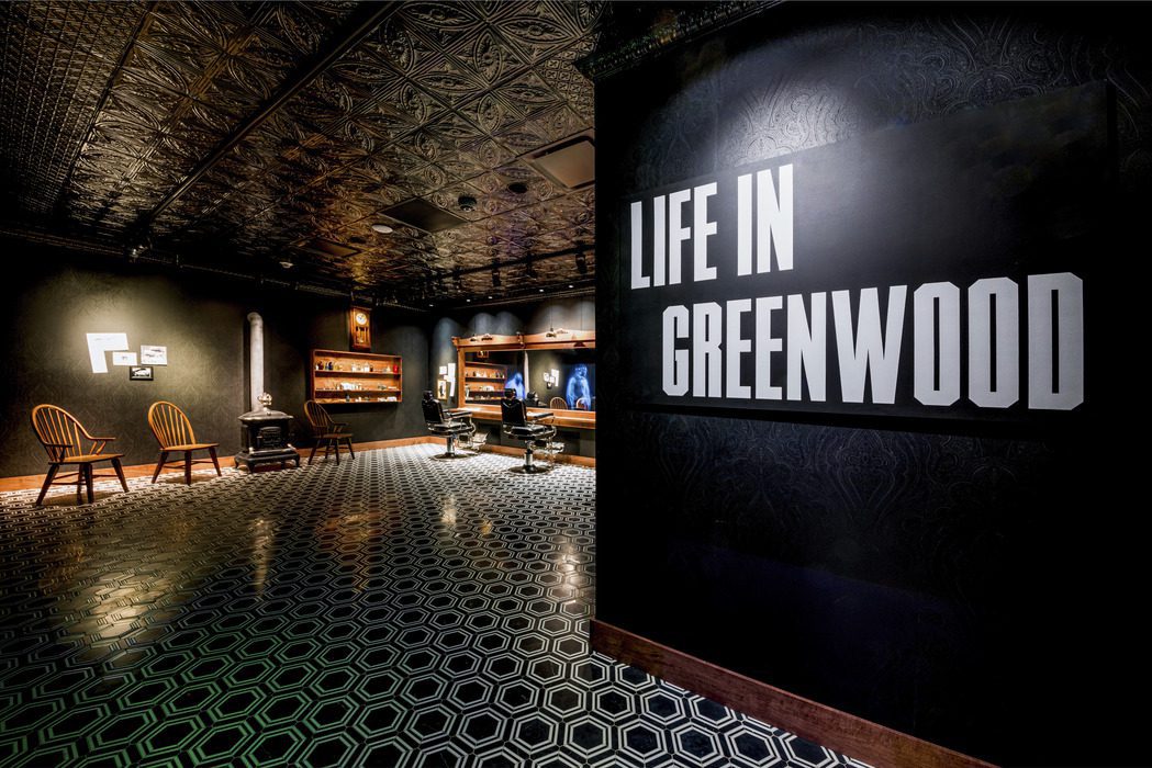 Interior of Greenwood Rising.