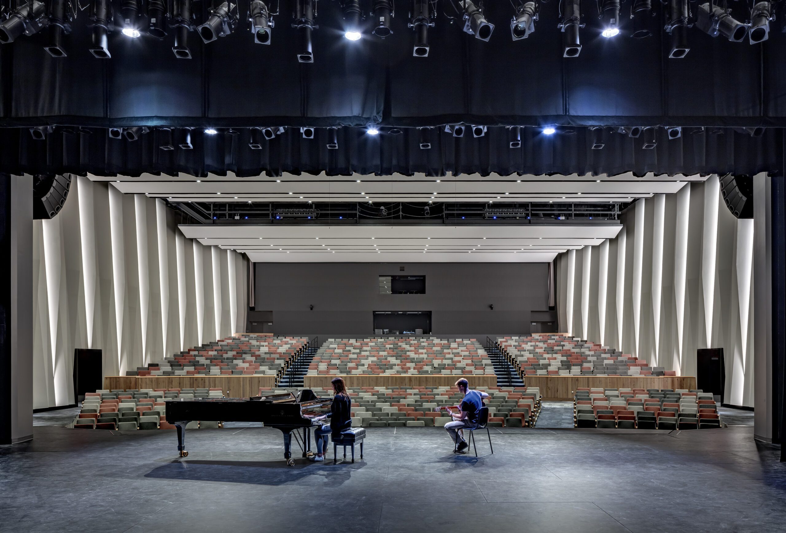 Interior of Melissa High School.