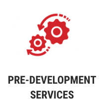 Pre-development services icon.