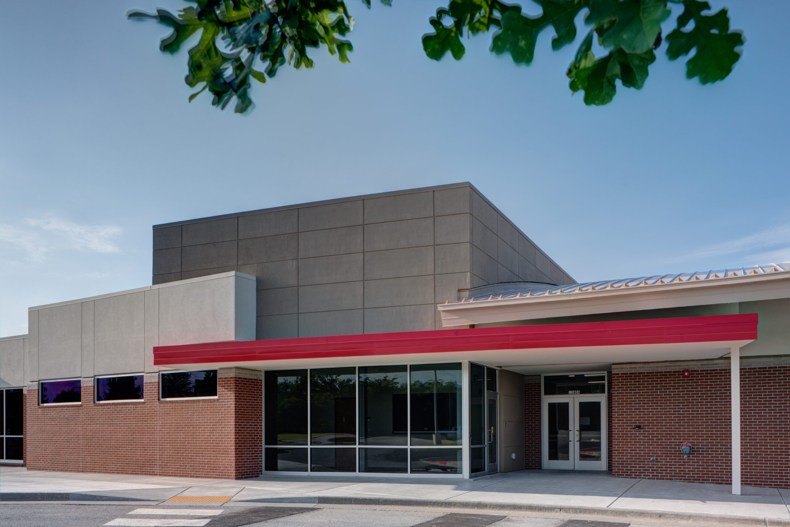 Exterior of Rosa Parks building.