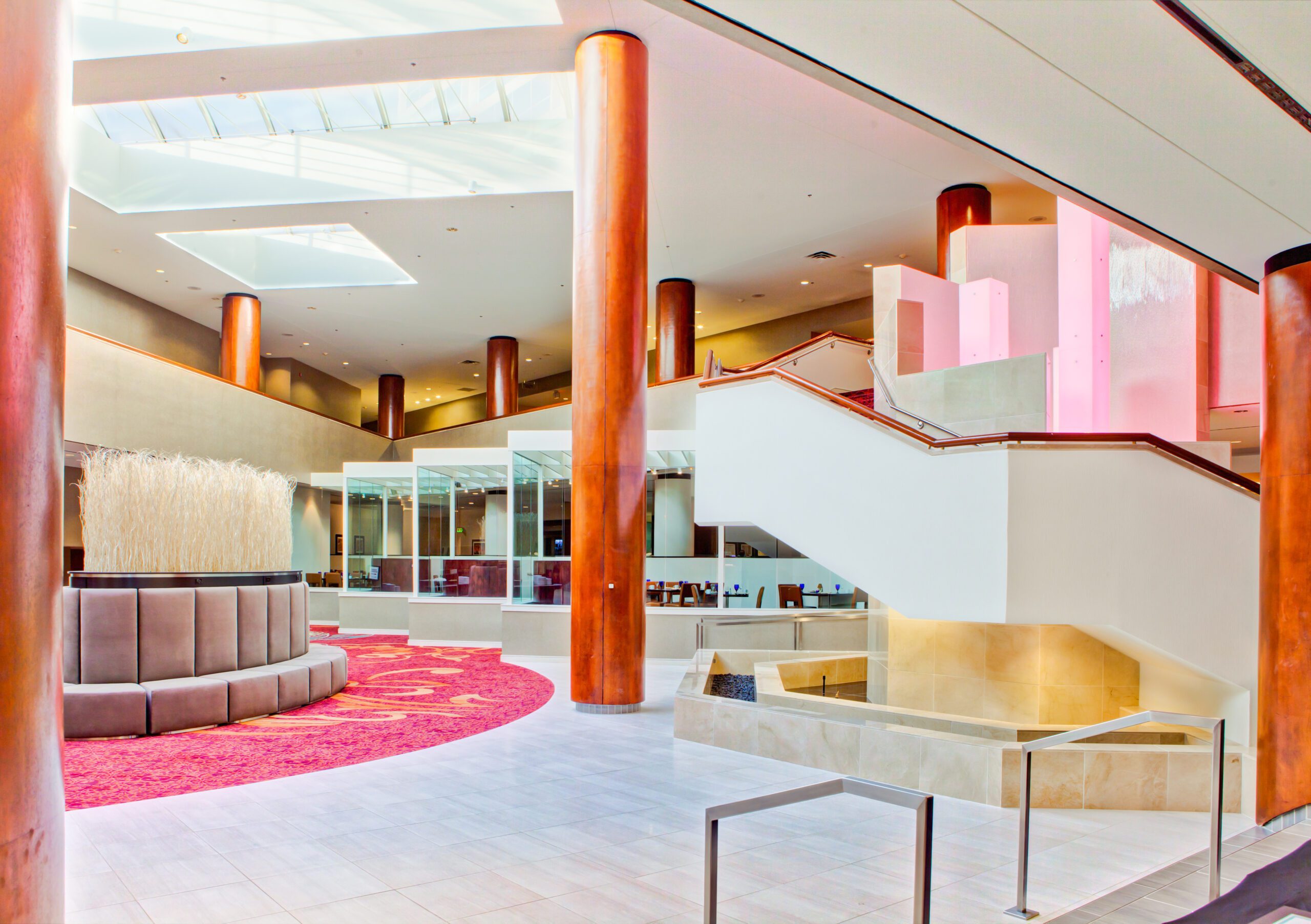 Interior of the Marriott in Southern Hills.