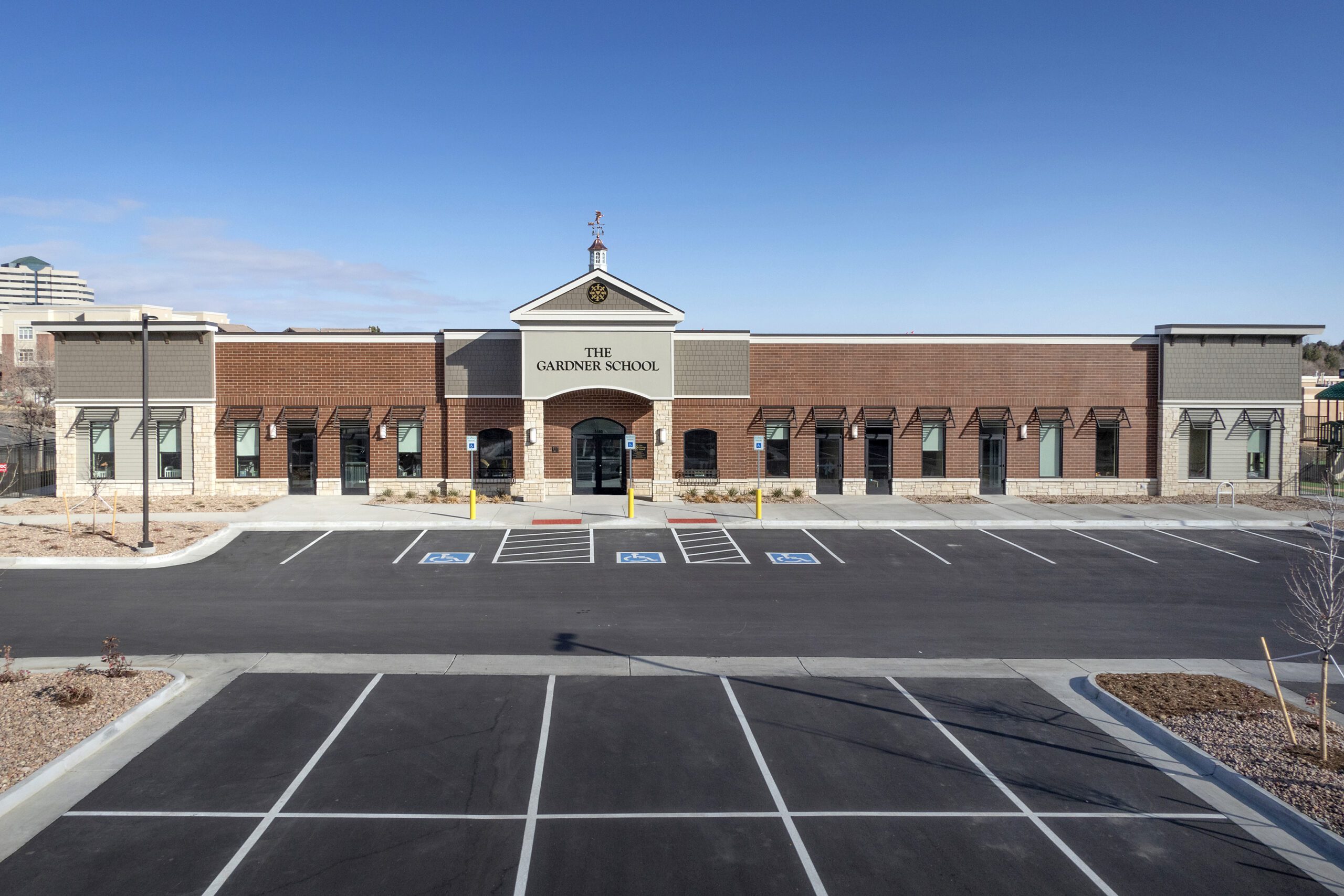 Exterior of The Gardner School.